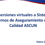 Primera inmersión virtual SIAC – ASCUN: “Prácticas en la armonización de ISO y la autoevaluación”